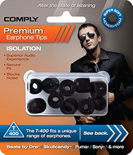 Comply (コンプライ) イヤホンチップ T-400 ブラック Sサイズ (5ペア) Comply (コンプライ) イヤホンチップ T-400 ブラック Sサイズ (5ペア)
